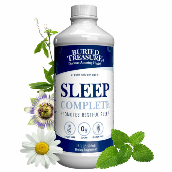 Sleep Complete liquid vitamins bottle