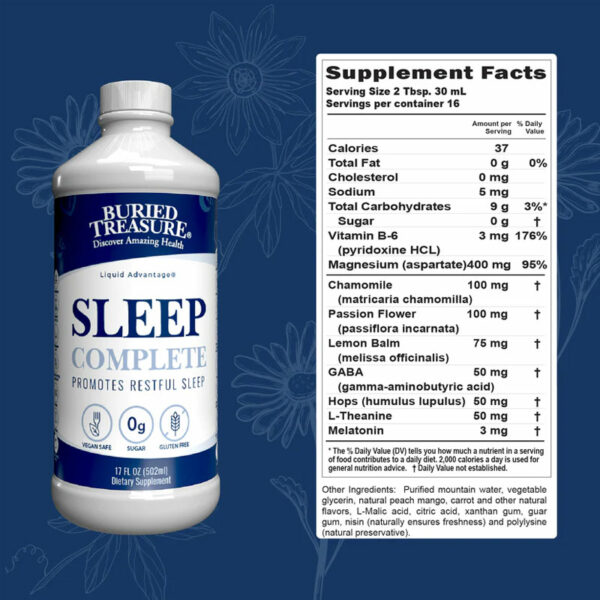Sleep Complete Ingredients