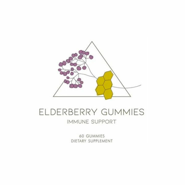 Label for elderberry gummies