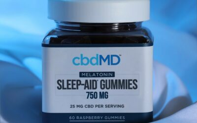 CBD Sleep Aid Gummies, BROAD SPECTRUM, RASPBERRY ,750 MG ,60 COUNT