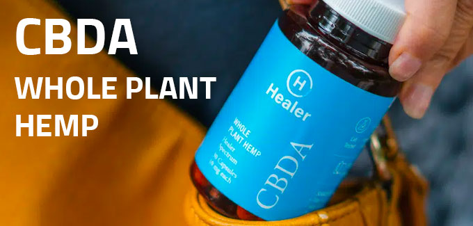 Whole plant CBDA products