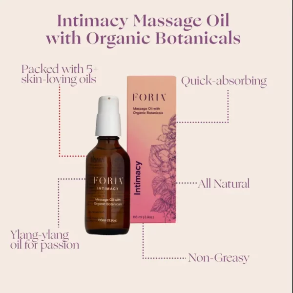Intimacy Massage Oil highlights